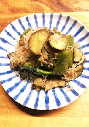 糸こんにゃくと野菜のポン酢炒め-レシピのメイン写真