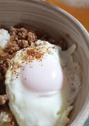 混ぜまぜ、和風ロコモコ丼☆簡単-レシピのメイン写真