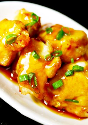 柔らか鶏むね肉の唐揚げ★黒酢あんかけ-レシピのメイン写真