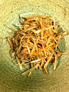 ごぼうとにんじんのきんぴら-レシピのメイン写真