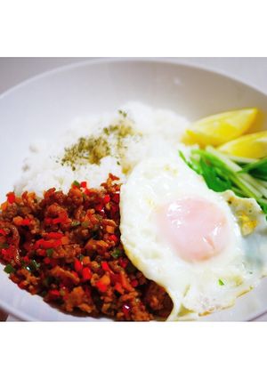 簡単！おうち調味料で作るガパオライス♪-レシピのメイン写真