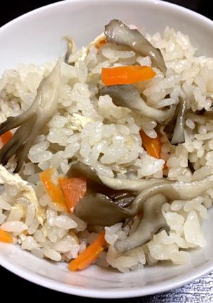 意識低く作るまいたけごはん-レシピのメイン写真