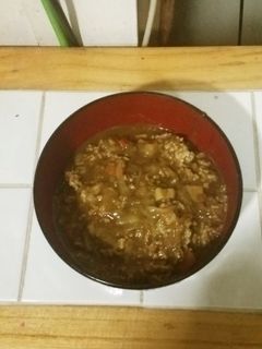 私流キーマカレー丼-レシピのメイン写真