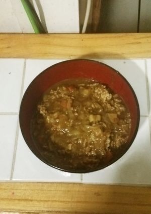 私流キーマカレー丼-レシピのメイン写真