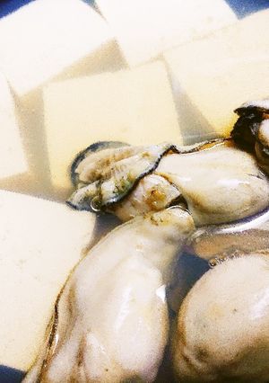 簡単だけど絶品！牡蠣と昆布茶DE湯豆腐♪-レシピのメイン写真