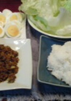 簡単！ひき肉と玉ねぎのわぃわぃカレー★-レシピのメイン写真