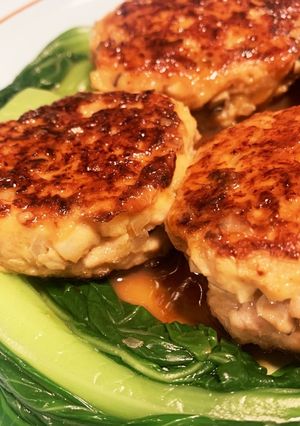 とろける美味しさ！照り焼きタレの鳥つくね-レシピのメイン写真