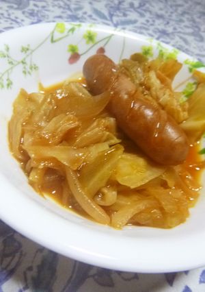 キャベツとウインナーのポトフ風☺-レシピのメイン写真