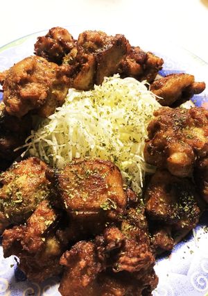 唐揚げのお好み焼き味-レシピのメイン写真