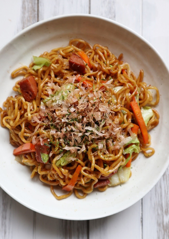 簡単！お弁当や昼食に♪ソース焼きそば-レシピのメイン写真
