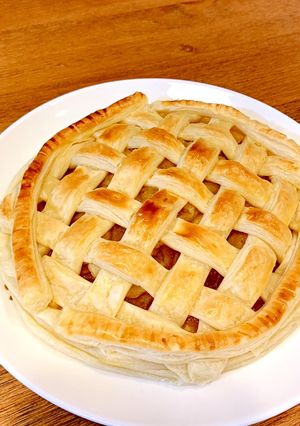 冷凍生地でつくる型なしアップルパイ-レシピのメイン写真