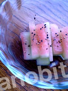 節約+エコ♪スイカの浅漬け-レシピのメイン写真