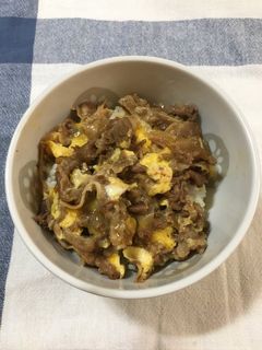 簡単☆卵とじ牛丼-レシピのメイン写真
