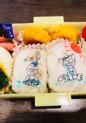お弁当に！可愛くできる♡ラップおにぎり-レシピのメイン写真