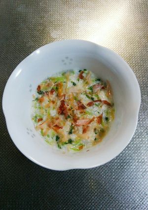 長芋とろろ(豆苗・ちりめん)-レシピのメイン写真