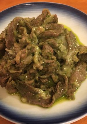 牛肉バジルチーズ-レシピのメイン写真