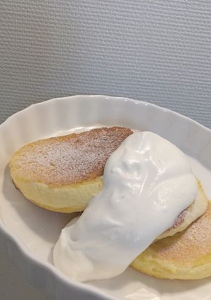 HMでふわふわパンケーキ-レシピのメイン写真