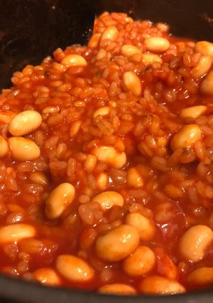 大豆のトマトリゾット☆ストウブ鍋☆-レシピのメイン写真