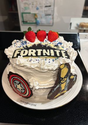 フォートナイトケーキ-レシピのメイン写真