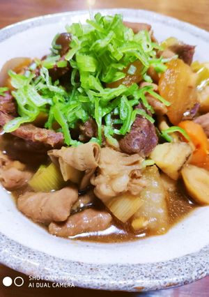 モツ＆牛すじ煮込み-レシピのメイン写真