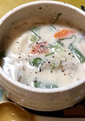 里芋の和風味噌チャウダー-レシピのメイン写真