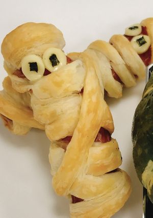 ハロウィン！もう一品！ミイラウィンナー-レシピのメイン写真