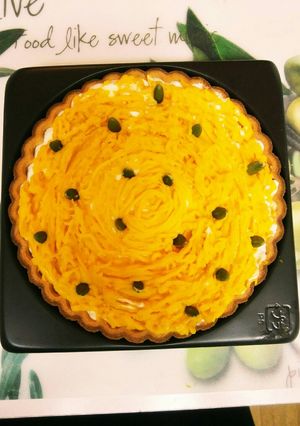 ハロウィンに☆かぼちゃのモンブラン♪-レシピのメイン写真