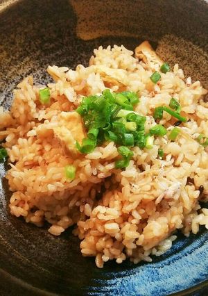 しらす 油揚げ めんつゆ 炊き込みご飯-レシピのメイン写真