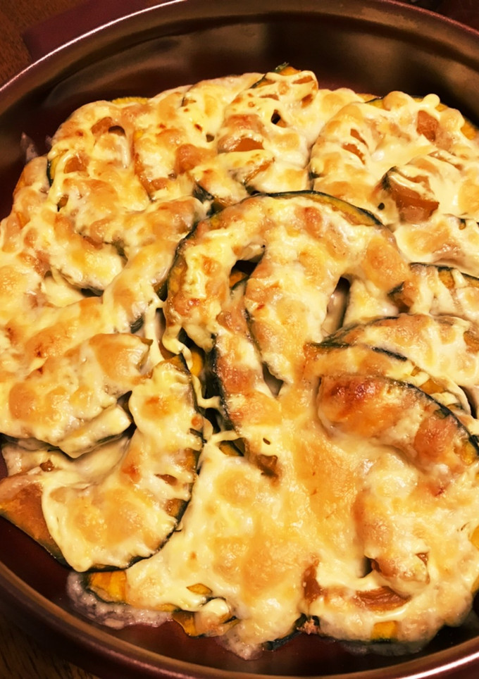 材料３つ！お手軽！かぼちゃチーマヨ焼き-レシピのメイン写真