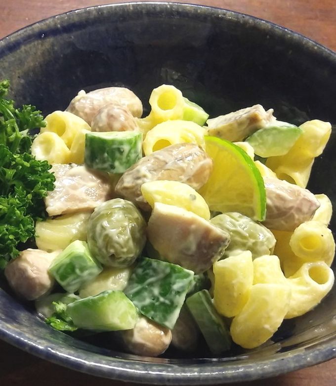 落花生入りマカロニサラダ by guzavie 【クックパッド】 簡単おいしい