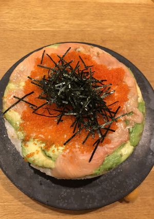 子供もフランス人も喜ぶ!寿司ケーキ♬-レシピのメイン写真
