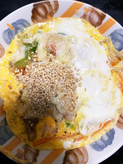 全てレンジフレッシュトマト豚平焼き風-レシピのメイン写真