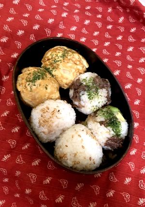 おにぎりだけ弁当-レシピのメイン写真