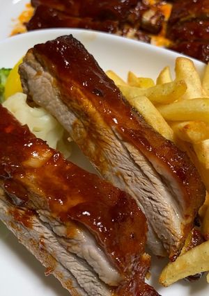 コストコのスペアリブで南部風BBQ-レシピのメイン写真