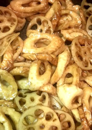 小鍋一つで　レンコンとちくわのキンピラ-レシピのメイン写真