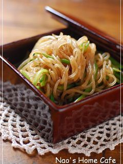 糸こんにゃくとインゲンの中華風カレー炒め-レシピのメイン写真