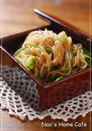 糸こんにゃくとインゲンの中華風カレー炒め-レシピのメイン写真