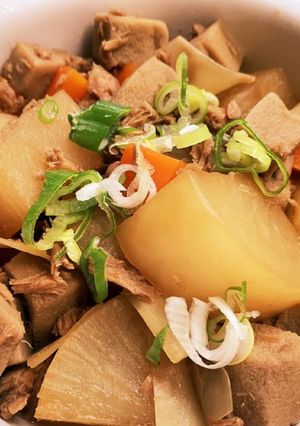 ツナの旨味！大根と高野豆腐の煮物＊-レシピのメイン写真