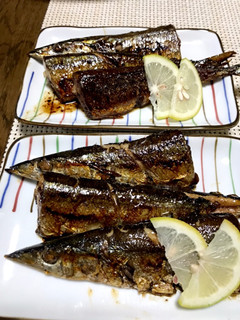 生サンマの黒酢焼き-レシピのメイン写真