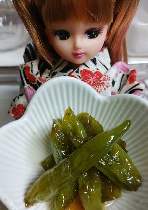 リカちゃん♡甘長ピーマン甘辛炒め(酒多)-レシピのメイン写真