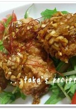 鶏のから揚げ♪ねぎのさっぱりソース。。-レシピのメイン写真