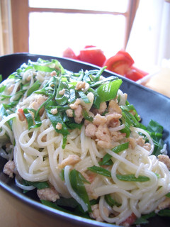 そうめんのうめ味チャンプルー-レシピのメイン写真