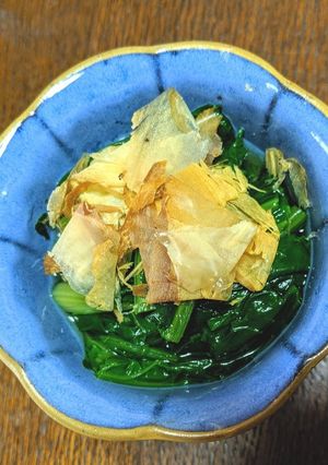 ほうれん草のお浸し 簡単バージョン-レシピのメイン写真