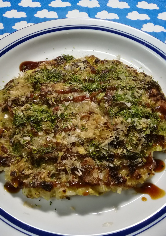 かきあげリメイク　お好み焼き-レシピのメイン写真