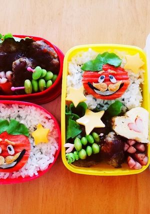 フォートナイト☆キャラ弁☆トマトヘッド-レシピのメイン写真