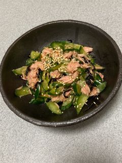 きゅうりとツナの塩昆布和え-レシピのメイン写真
