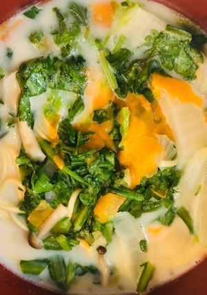 簡単!まろやか♡豆乳マルタイラーメン-レシピのメイン写真