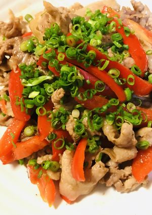 豚肉&岐阜産パプリカのXO醤サッと炒め-レシピのメイン写真