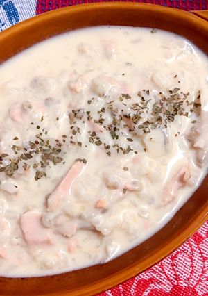 ＊舞茸とツナの和風豆乳味噌リゾット＊-レシピのメイン写真
