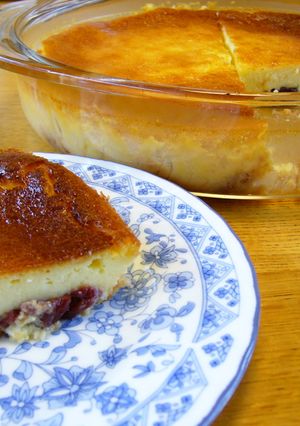 ＦＰで✿チーズスフレ風ノンオイルケーキ-レシピのメイン写真